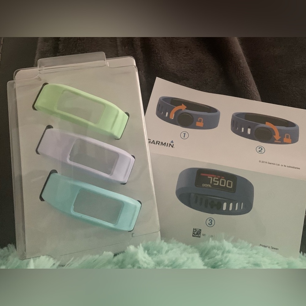 Garmin Vivofit Pastel Bands • 3 Pack • Size Small • NEW